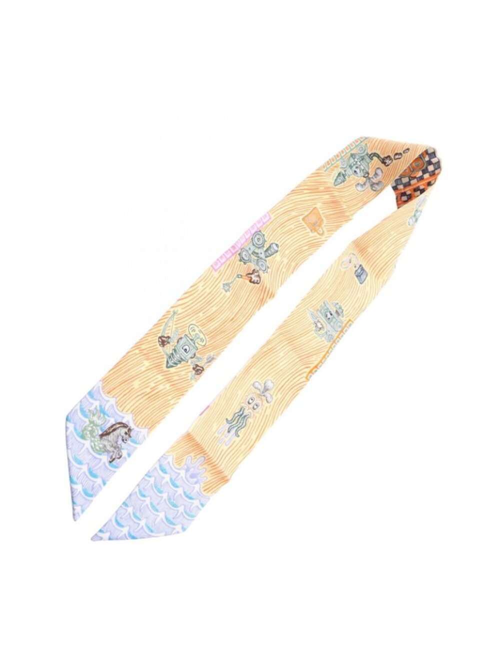 Hermes Scarf Twilly Super Silk Quest - Picture 3 of 8